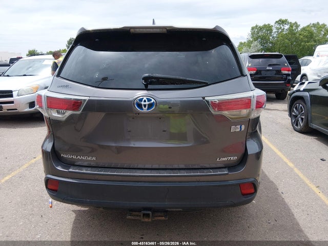Aukcja sprzedaży 2015 Toyota Highlander Hybrid Limited Platinum V6, vin: 5TDDCRFH8FS010582, numer aukcji: 45163461