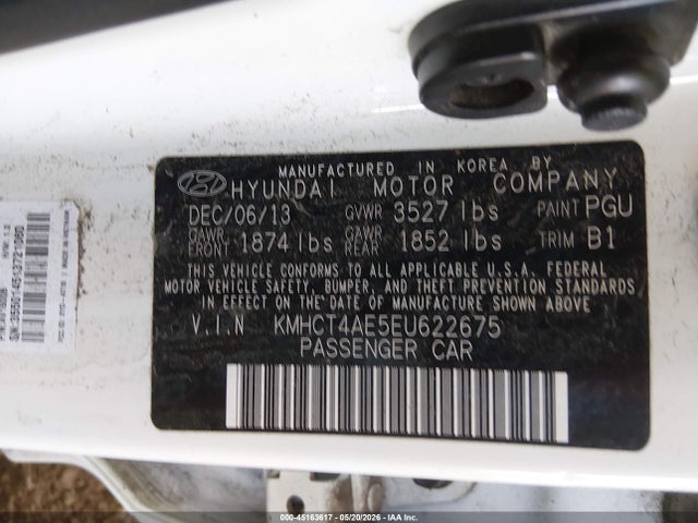 Hyundai ACCENT GLS 2014 KMHCT4AE5EU622675 Image 9