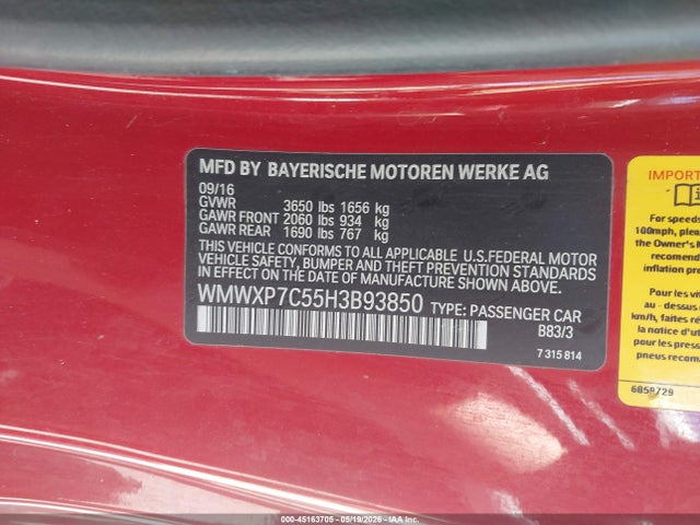 Mini Hardtop Cooper S 2017 WMWXP7C55H3B93850 Image 9
