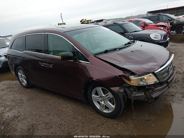 45163720 :رقم المزاد ، 5FNRL5H97DB022275 vin ، 2013 Honda Odyssey Touring/touring Elite مزاد بيع