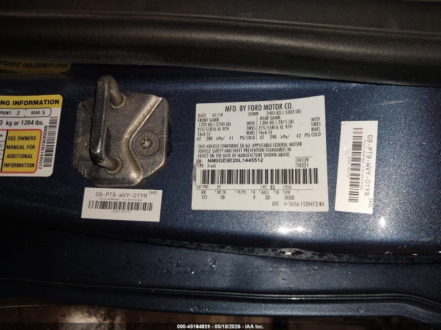 Продаж на аукціоні авто 2020 Ford Transit Connect Xl Passenger, vin: NM0GE9E20L1445512, номер лоту: 45164011