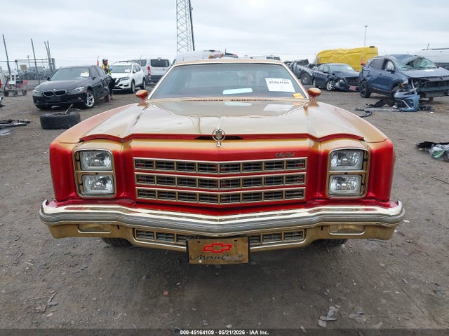 Aukcja sprzedaży 1977 Chevrolet Monte Carlo, vin: 1H57U7R425596, numer aukcji: 45164109