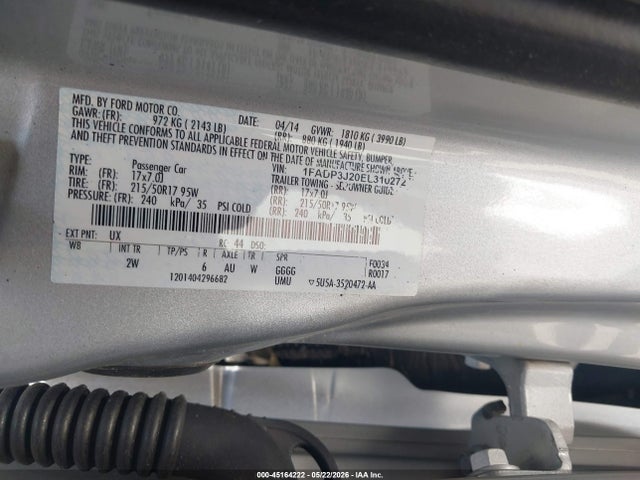Ford Focus Titanium 2014 1FADP3J20EL310272 Image 9