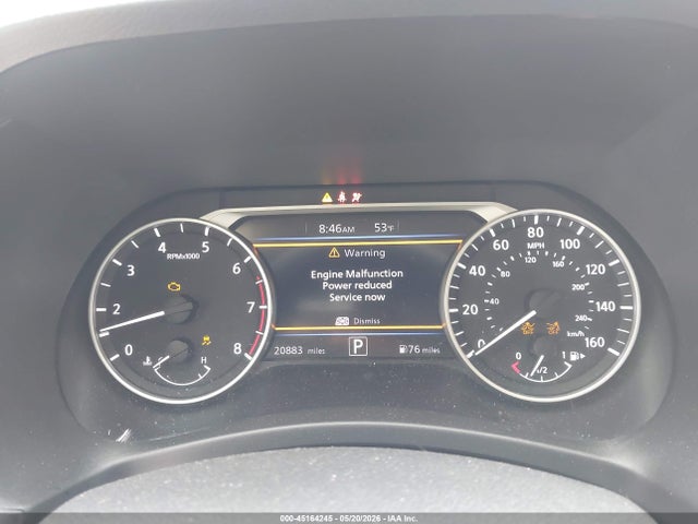 45164245 :رقم المزاد ، 3N1AB8CV8SY326130 vin ، 2025 Nissan Sentra Sv مزاد بيع