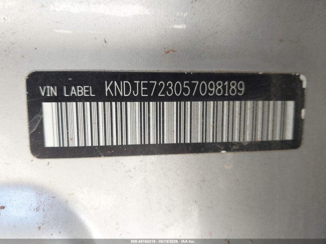 2005 Kia Sportage Ex V6/lx V6 მანქანა იყიდება აუქციონზე, vin: KNDJE723057098189, აუქციონის ნომერი: 45164319