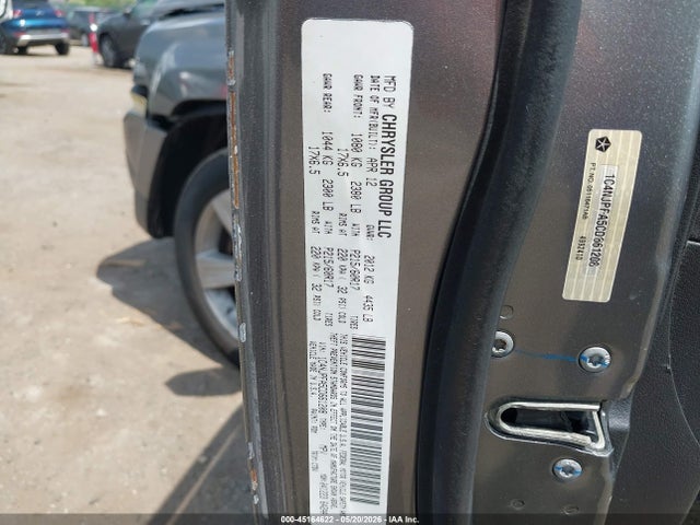 Auction sale of the 2012 Jeep Patriot Latitude, vin: 1C4NJPFA5CD661208, lot number: 45164622