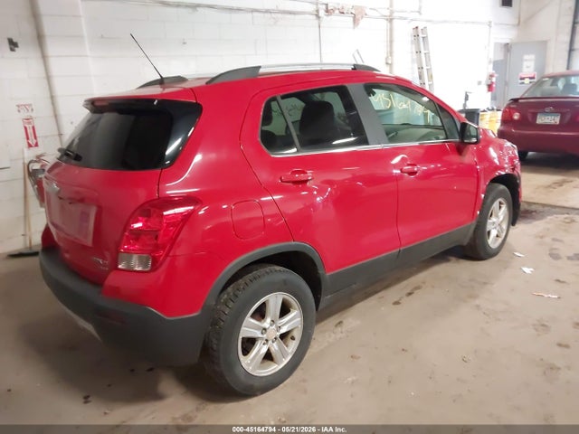 2015 Chevrolet Trax Lt მანქანა იყიდება აუქციონზე, vin: 3GNCJRSB4FL247845, აუქციონის ნომერი: 45164794
