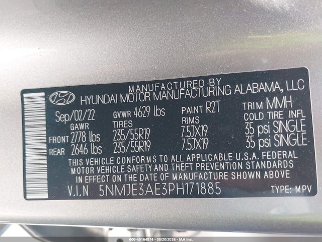 Hyundai Tucson Limited 2023 5NMJE3AE3PH171885 Image 9