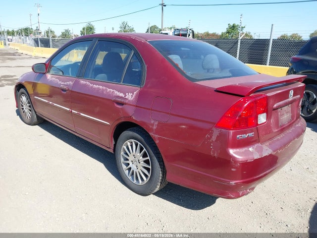 Продажа на аукционе авто 2005 Honda Civic Ex, vin: 2HGES26745H625179, номер лота: 45164922