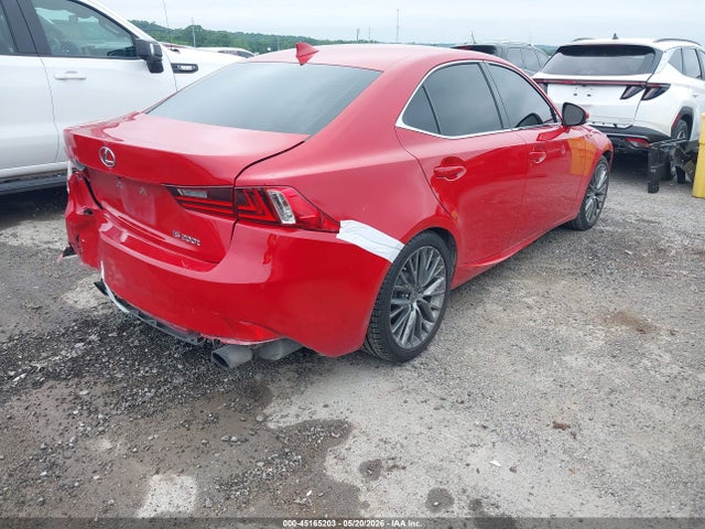 2016 Lexus Is 200t მანქანა იყიდება აუქციონზე, vin: JTHBA1D29G5007998, აუქციონის ნომერი: 45165203