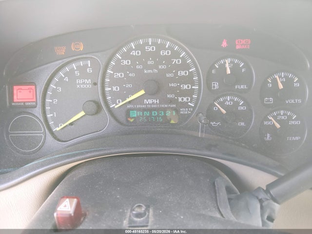 Aukcja sprzedaży 2001 Chevrolet Tahoe Ls, vin: 1GNEC13T51R121619, numer aukcji: 45165235