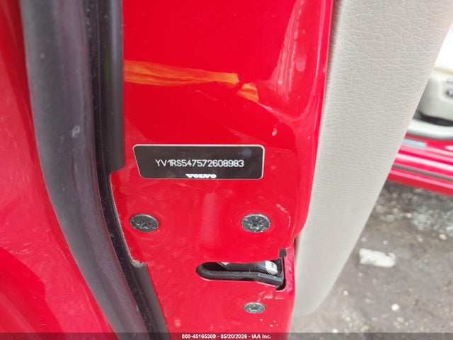 45165309 :رقم المزاد ، YV1RS547572608983 vin ، 2007 Volvo S60 T5 مزاد بيع
