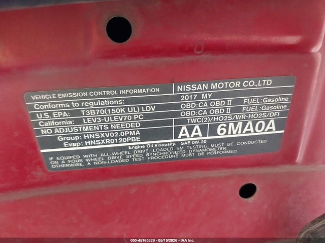 JN1BJ1CP6HW023380 Nissan Rogue Sport S