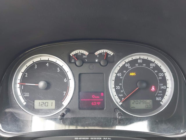 45165359 :رقم المزاد ، 3VWSE69M74M141618 vin ، 2004 Volkswagen Jetta Gli 1.8t مزاد بيع