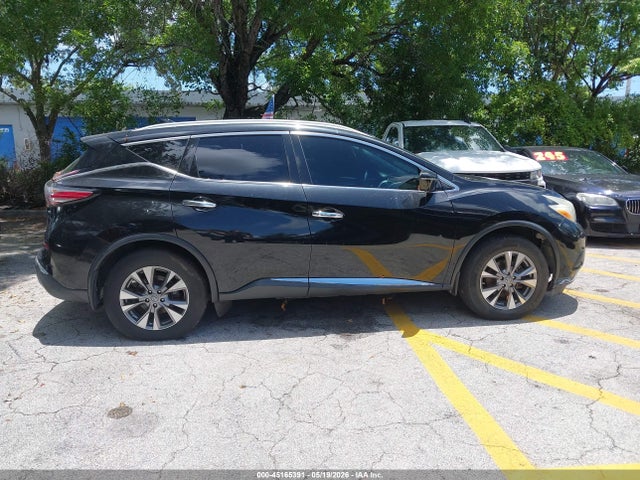 2016 Nissan Murano Sl მანქანა იყიდება აუქციონზე, vin: 5N1AZ2MG1GN141603, აუქციონის ნომერი: 45165391