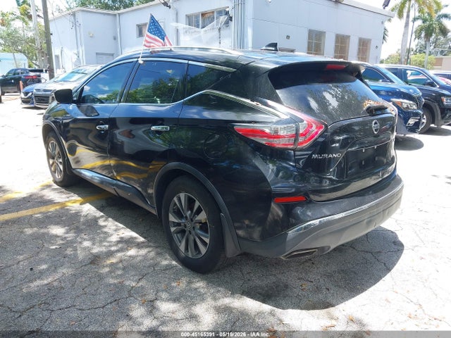 2016 Nissan Murano Sl მანქანა იყიდება აუქციონზე, vin: 5N1AZ2MG1GN141603, აუქციონის ნომერი: 45165391