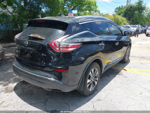 2016 Nissan Murano Sl მანქანა იყიდება აუქციონზე, vin: 5N1AZ2MG1GN141603, აუქციონის ნომერი: 45165391