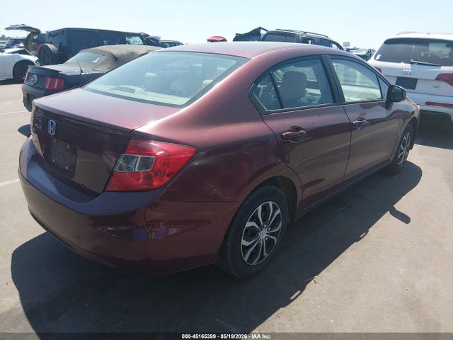 Aukcja sprzedaży 2012 Honda Civic Lx, vin: 2HGFB2F53CH606946, numer aukcji: 45165399