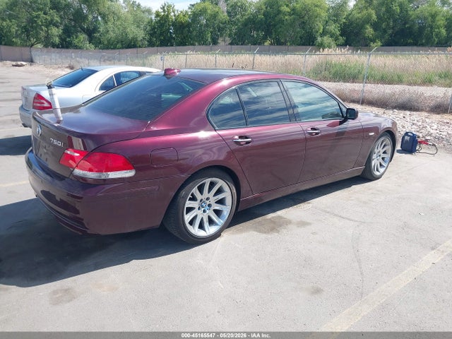 45165547 :رقم المزاد ، WBAHL835X6DT00224 vin ، 2006 Bmw 750i مزاد بيع
