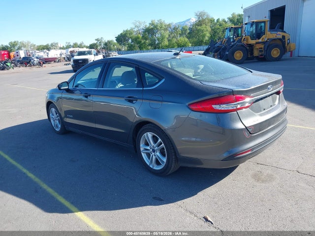 45165639 :رقم المزاد ، 3FA6P0UU0JR209443 vin ، 2018 Ford Fusion Hybrid S مزاد بيع