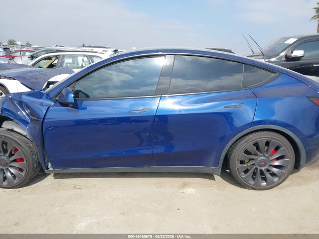 2021 Tesla Model Y Performance Dual Motor All-wheel Drive მანქანა იყიდება აუქციონზე, vin: 5YJYGDEFXMF072429, აუქციონის ნომერი: 45165679