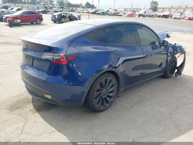 2021 Tesla Model Y Performance Dual Motor All-wheel Drive მანქანა იყიდება აუქციონზე, vin: 5YJYGDEFXMF072429, აუქციონის ნომერი: 45165679