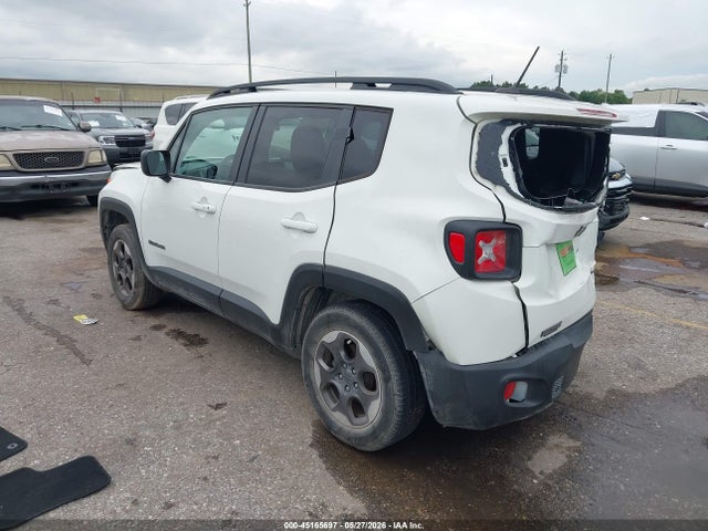 Продажа на аукционе авто 2017 Jeep Renegade Sport Fwd, vin: ZACCJAABXHPF01998, номер лота: 45165697