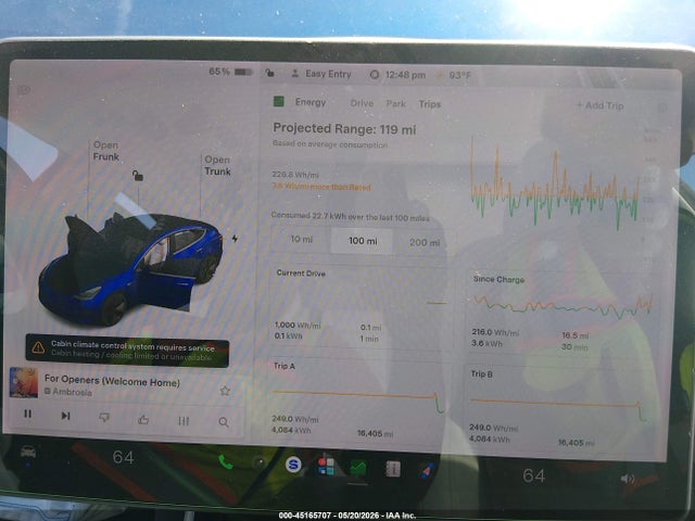 Продажа на аукционе авто 2019 Tesla Model 3 Long Range/mid Range/standard Range/standard Range Plus, vin: 5YJ3E1EA3KF509025, номер лота: 45165707