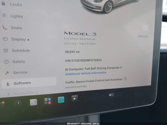 Tesla Model 3 Long Range 2021 5YJ3E1EB2MF070833 Image 7