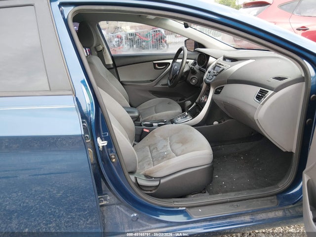 2013 Hyundai Elantra Gls მანქანა იყიდება აუქციონზე, vin: KMHDH4AE9DU013447, აუქციონის ნომერი: 45165791