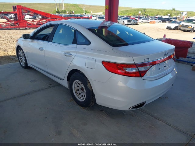 Продажа на аукционе авто 2013 Hyundai Azera, vin: KMHFG4JGXDA330524, номер лота: 45165847