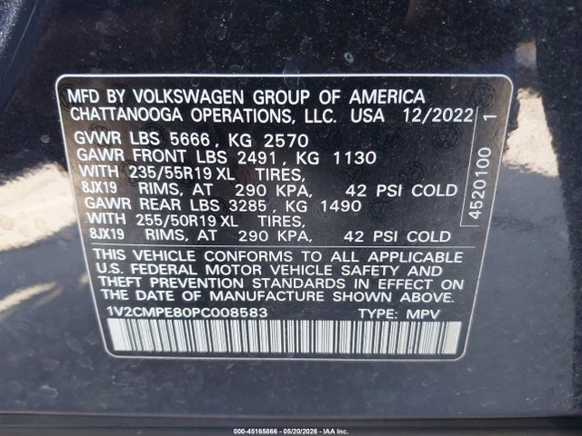 Volkswagen ID.4 PRO 2023 1V2CMPE80PC008583 Image 9