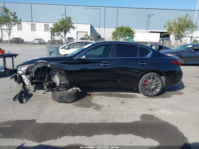 2020 Infiniti Q50 Red Sport 400 Awd მანქანა იყიდება აუქციონზე, vin: JN1FV7ARXLM660466, აუქციონის ნომერი: 45165897