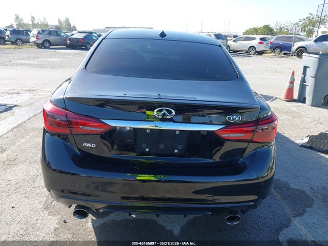 2020 Infiniti Q50 Red Sport 400 Awd მანქანა იყიდება აუქციონზე, vin: JN1FV7ARXLM660466, აუქციონის ნომერი: 45165897