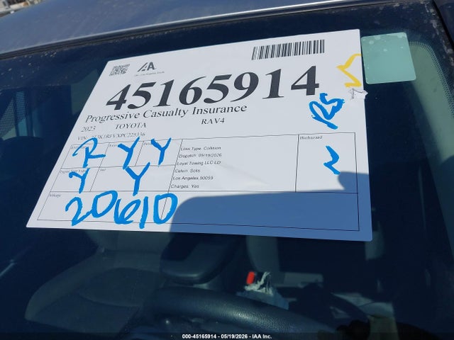 2T3K1RFVXPC225336 Toyota RAV4 LE
