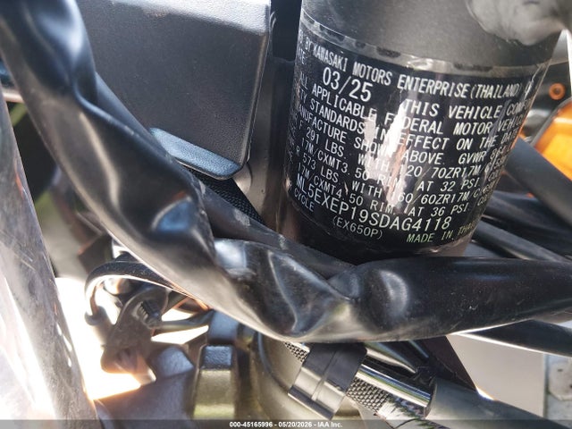 Kawasaki Ex650 P 2025 ML5EXEP19SDAG4118 Image 10