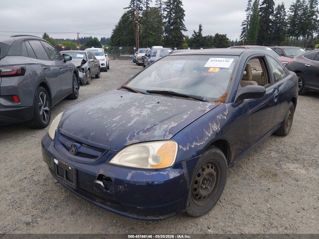 2003 Honda Civic Lx მანქანა იყიდება აუქციონზე, vin: 1HGEM21543L056074, აუქციონის ნომერი: 45166146