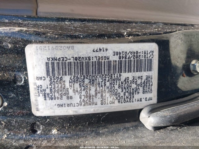 Продаж на аукціоні авто 1998 Toyota Camry Le, vin: 4T1BG22KXWU262927, номер лоту: 45166159