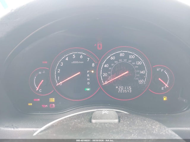 45166201 :رقم المزاد ، 4S4BP68C064333222 vin ، 2006 Subaru Outback 2.5xt مزاد بيع