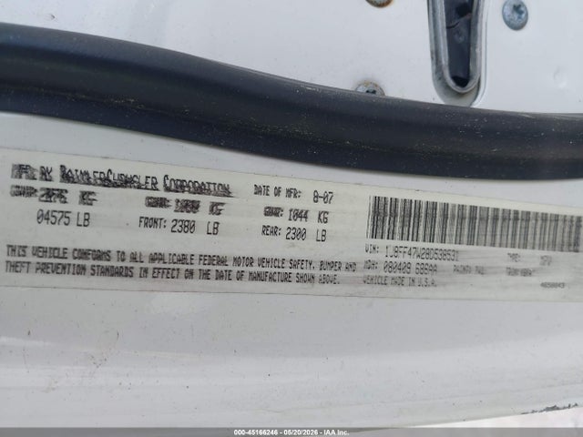 Aukcja sprzedaży 2008 Jeep Compass Sport, vin: 1J8FF47W28D538531, numer aukcji: 45166246