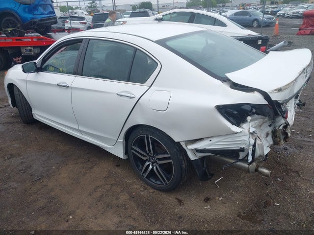 2016 Honda Accord Sport მანქანა იყიდება აუქციონზე, vin: 1HGCR2F54GA185385, აუქციონის ნომერი: 45166428