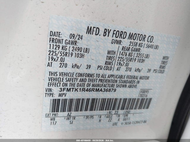 Ford Mustang Mach-e Select 2024 3FMTK1R46RMA36879 Image 9