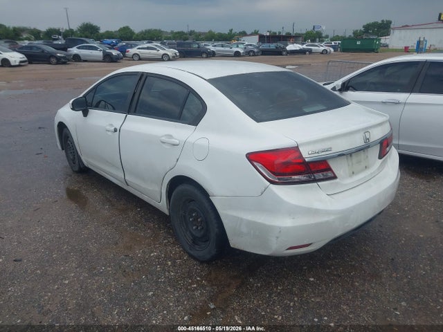 2014 Honda Civic Lx მანქანა იყიდება აუქციონზე, vin: 19XFB2F55EE062754, აუქციონის ნომერი: 45166510