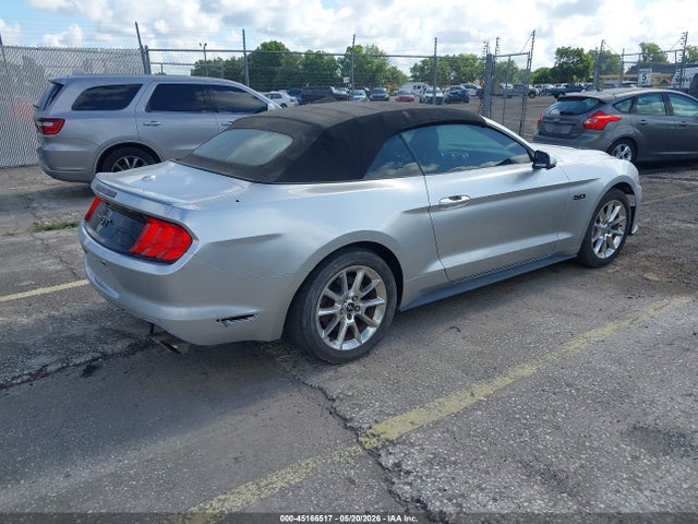 45166517 :رقم المزاد ، 1FATP8FF9J5145292 vin ، 2018 Ford Mustang Gt Premium مزاد بيع