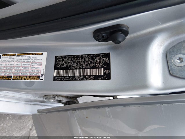 2010 Toyota Corolla Le მანქანა იყიდება აუქციონზე, vin: JTDBU4EE7AJ083947, აუქციონის ნომერი: 45166586