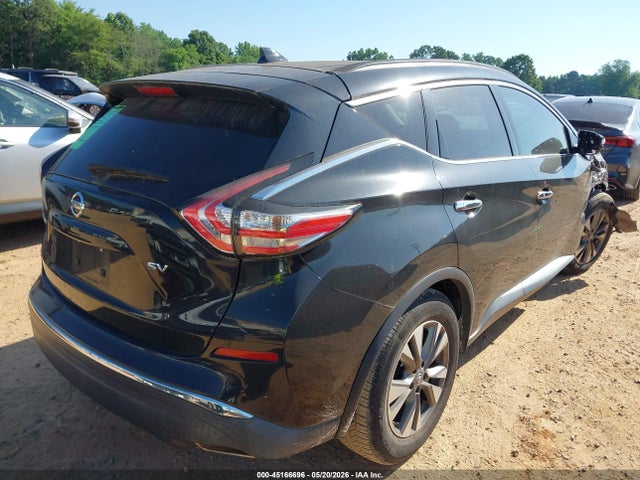 2018 Nissan Murano Sv მანქანა იყიდება აუქციონზე, vin: 5N1AZ2MG4JN116203, აუქციონის ნომერი: 45166696
