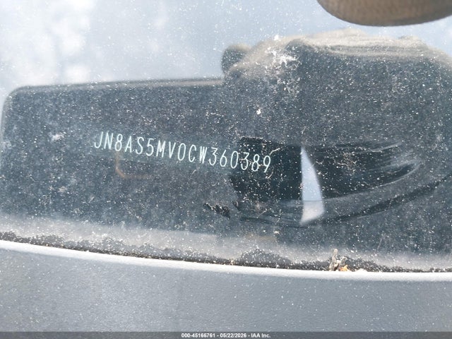 45166761 :رقم المزاد ، JN8AS5MV0CW360389 vin ، 2012 Nissan Rogue S مزاد بيع