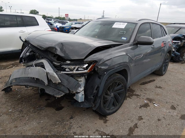 2022 Volkswagen Atlas Cross Sport 3.6l V6 Se W/technology მანქანა იყიდება აუქციონზე, vin: 1v2je2ca5nc222043, აუქციონის ნომერი: 45166785