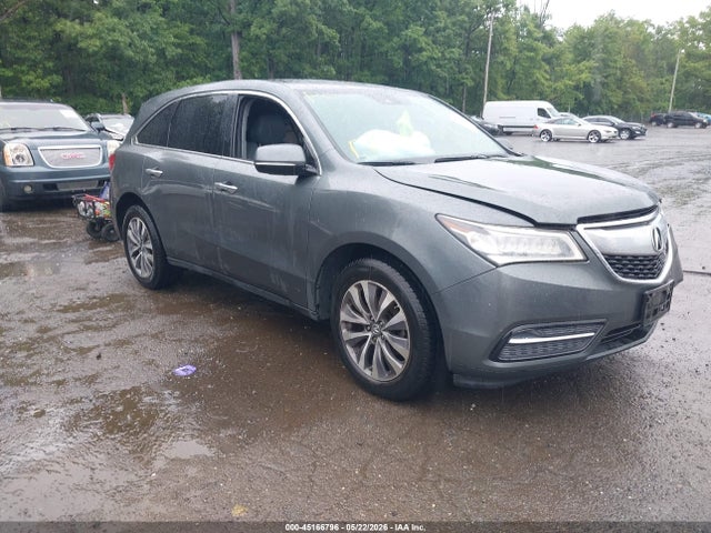 2016 Acura Mdx მანქანა იყიდება აუქციონზე, vin: 5FRYD4H47GB030449, აუქციონის ნომერი: 45166796