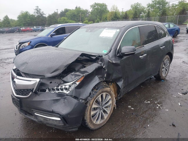 45166829 :رقم المزاد ، 5FRYD4H42GB030097 vin ، 2016 Acura Mdx Technology   Acurawatch Plus Packages/technology Package مزاد بيع